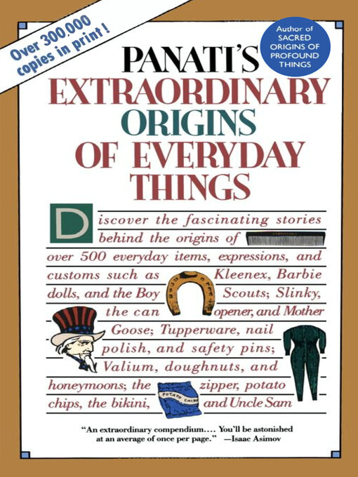 Title details for Extraordinary Origins of Everyday Things by Charles Panati - Available